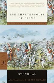 Cover of: The charterhouse of Parma by Stendhal ; translated from the French by Richard Howard ; illustrations by Robert Andrew Parker.