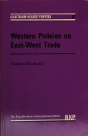 Cover of: Western policies on East-West trade