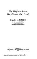 Cover of: welfare state | Green, David G.