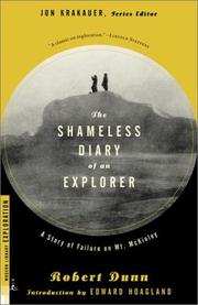 The shameless diary of an explorer by Dunn, Robert