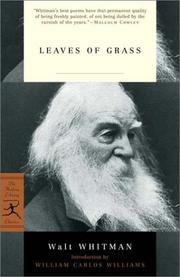 Cover of: Leaves of grass by Walt Whitman