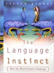 Cover of: The Language Instinct by Steven Pinker