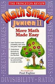 Cover of: Math smart junior II: more math made easy