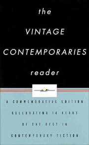 Cover of: Vintage Contemporaries Reader by Marty Asher