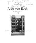 Cover of: Aldo van Eyck by 