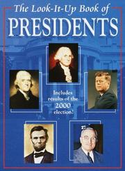 Cover of: The look-it-up book of presidents by Wyatt Blassingame