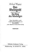 Cover of: Das Rheingold by Richard Wagner