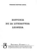 Cover of: Historia de la literatura leonesa