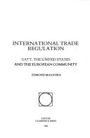 Cover of: International trade regulation by Edmond McGovern