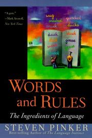 Cover of Words and rules