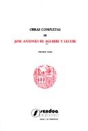 Cover of: Obras completas de José Antonio de Aguirre y Lecube.