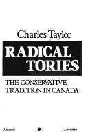 Radical Tories by Taylor, Charles