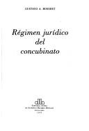 Cover of: Régimen jurídico del concubinato
