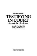 Testifying in court by Jack E. Horsley