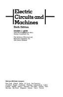 Cover of: Electric circuits and machines