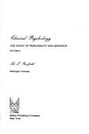 Cover of: Clinical psychology by Sol L. Garfield, Sol L. Garfield