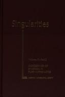 Cover of: Singularities