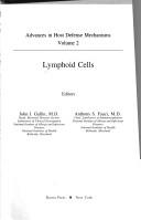 Cover of: Lymphoid cells