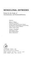 Cover of: Monoclonal antibodies, probes for the study of autoimmunity and immunodeficiency by edited by Barton F. Haynes, George S. Eisenbarth.