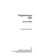Cover of: Programming in ADA by J. G. P. Barnes