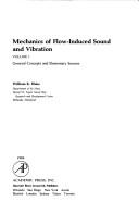 Cover of: Mechanics of flow-induced sound and vibration by William K. Blake