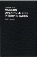 Cover of: Essentials of modern open-hole log interpretation by John T. Dewan