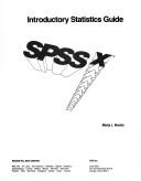 Cover of: SPSS X introductory statistics guide by M. J. Norus̆is