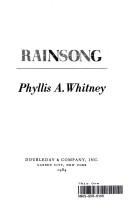 Cover of: Rainsong by Phyllis A. Whitney