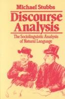 Cover of: Discourse analysis by Michael Stubbs