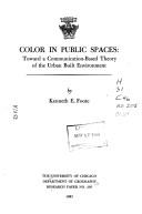 Cover of: Color in public spaces by Kenneth E. Foote, Kenneth E. Foote