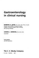 Cover of: Gastroenterology in clinical nursing