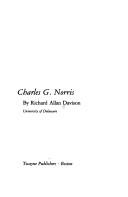 Cover of: Charles G. Norris