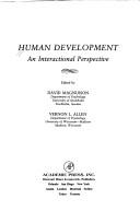 Cover of: Human development, an interactional perspective