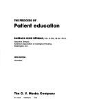 Cover of: The process of patient education by Barbara Klug Redman, Barbara Klug Redman