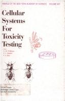 Cover of: Cellular systems for toxicity testing