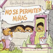 Cover of: Los Osos Berenstain No Se Permiten Ninas (First Time Books(R))