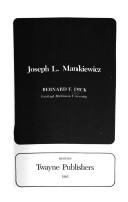 Joseph L. Mankiewicz by Bernard F. Dick