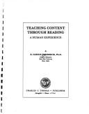 Cover of: Teaching content through reading: a human experience