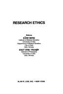 Cover of: Research ethics