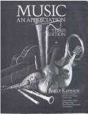 Cover of: Music by Roger Kamien