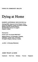 Cover of: Dying at home by Harriet Copperman