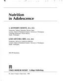 Cover of: Nutrition in adolescence by L. Kathleen Mahan