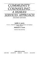 Cover of: Community Counseling: a human services approach