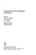 Cover of: Personality and the prediction of behaviour | 