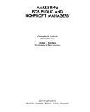 Cover of: Marketing for public and nonprofit managers