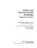 Cover of: Adobe and rammed earth buildings by Paul Graham McHenry, Paul Graham McHenry