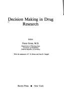 Cover of: Decision making in drug research | 