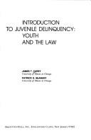 Cover of: Introduction to juvenile delinquency by James T. Carey