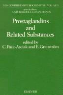 Cover of: Prostaglandins and related substances