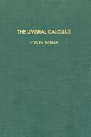 Cover of: The umbral calculus by Steven Roman